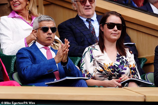 Sadiq Khan, the mayor of London, was also in the box today