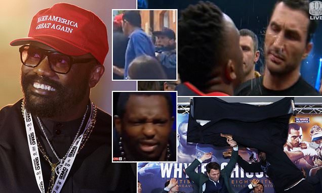 Derek Chisora kissed his opponent, wound up the Klitschkos and threatened to SHOOT David