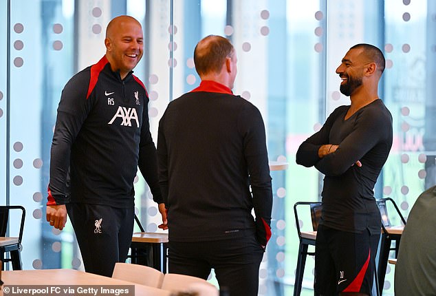 The new Reds boss (left) has met with several first team players as they return from their holidays