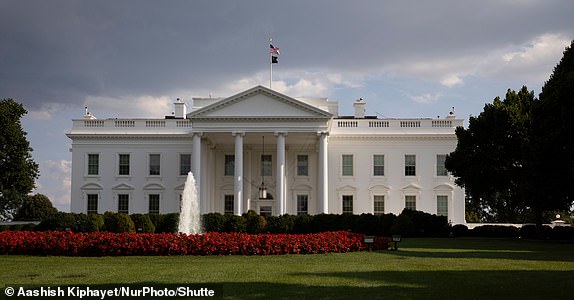 Mandatory Credit: Photo by Aashish Kiphayet/NurPhoto/Shutterstock (14597631m) The White House is being seen in Washington, DC, United States, on July 21, 2024. Joe Biden is dropping out of the US presidential election and endorsing Vice President Kamala Harris as the Democratic Party's new nominee. Public Response After Joe Bidens Dropped Out Of The US Presidential Election, Washington Dc, United States - 21 Jul 2024