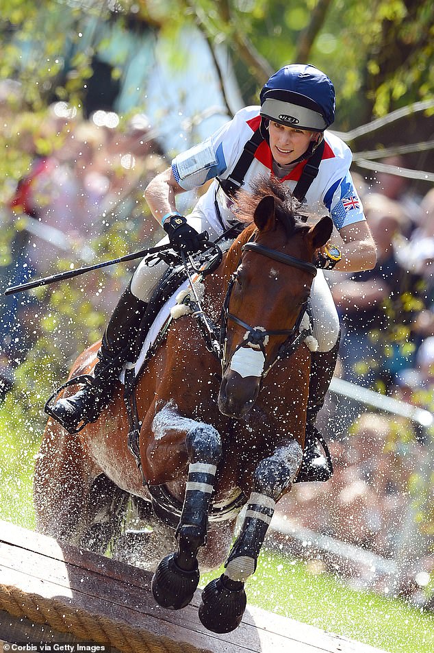 Zara Tindall riding 11-year-old High Kingdom in the three-day equestrian event at the London 2012 Olympics