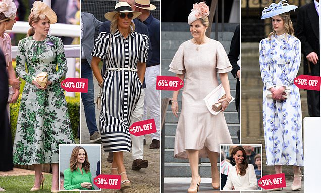 Get the royal look... at less than regal rates: ELIZA SCARBOROUGH reveals outfits loved by