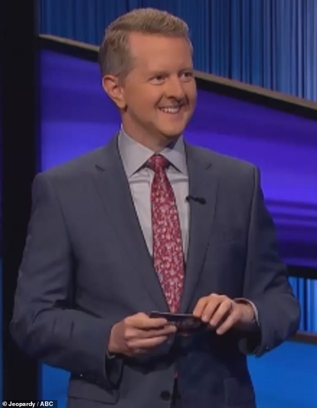 Ken Jennings left viewers chuckling after he cheekily revealed that 'boobies' was a correct answer to a clue during Tuesday's episode