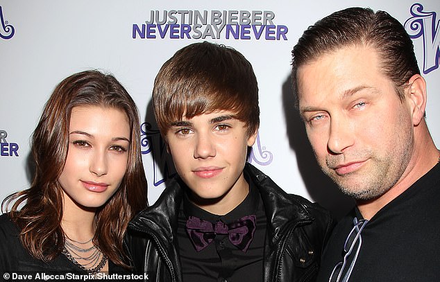 Hailey arguably would never have even met the Canadian crooner had he not been there to introduce the future couple while backstage on NBC's TODAY back in 2009 - pictured together in 2011