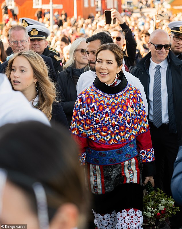 Queen Mary of Denmark was on a royal visit to Greenland when she was struck by a scooter while greeting the crowd