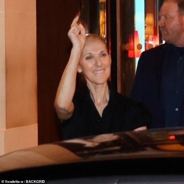 Celine Dion arrived back to her Paris hotel at 1.30am on Wednesday night amid rumours she is performing at the Olympics opening ceremony on Friday