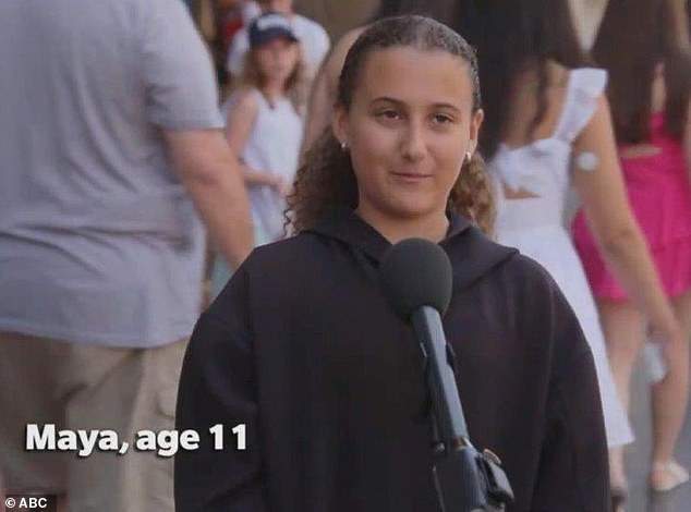 One girl, 11-year-old Maya, asked the two guest hosts if they were looking for girlfriends because they both seemed lonely, which prompted Ryan's joke at Hugh's expense