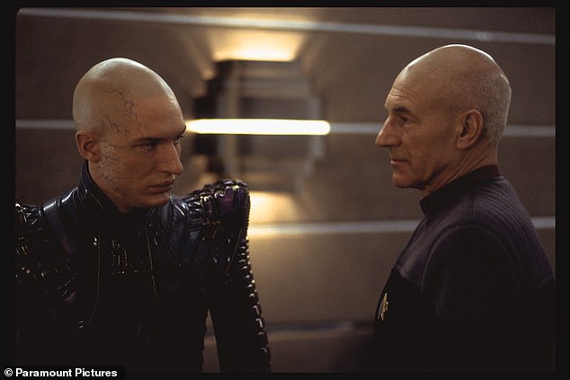 The actors were working on Star Trek: Nemesis (pictured) and Patrick claimed he didn't believe Tom's career would take off, partly due to his apparent dismissive nature