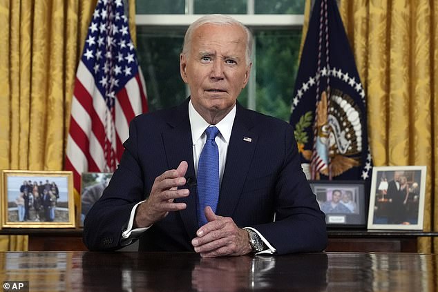 President Joe Biden, in an Oval Office address, revealed why he decided to step down as the Democratic nominee