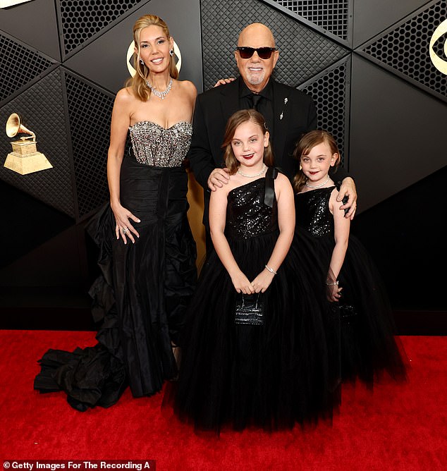 Billy shares his daughters with his fourth wife Alexis Roderick, whom he married in 2015 (pictured at the Grammys in February)