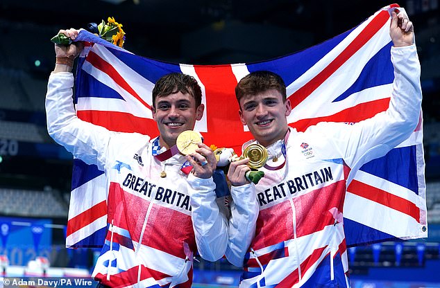 Matty Lee, 26, won gold in Tokyo in the synchronized 10m platform with Tom Daley