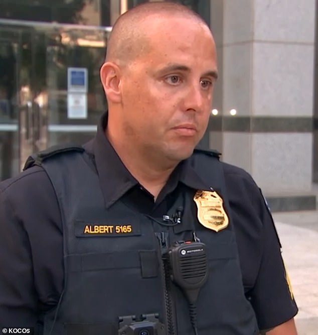 'It¿s my understanding that his parents and his conscience got to him a little bit,' Sergeant Joe Albert (pictured) said. 'We want to thank his parents...His parents immediately brought him down here to Columbus Police headquarters'