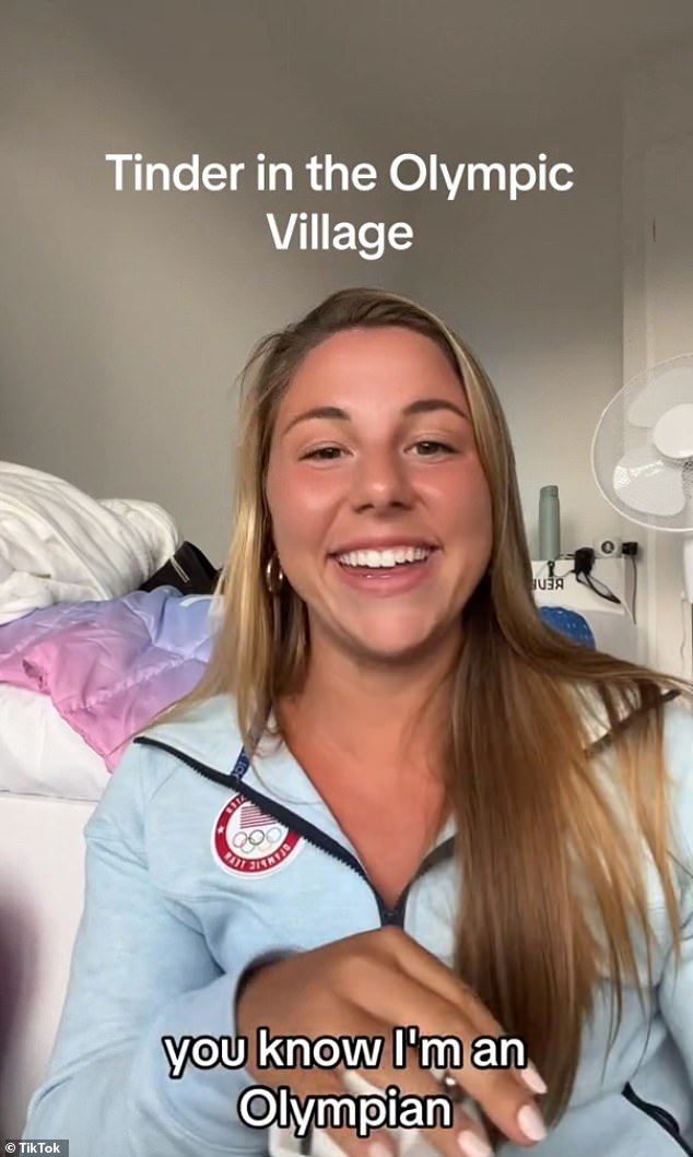 Emily Delleman, an an Olympic rower for Team USA, posted a video on TikTok about her experience as a single athlete at the games