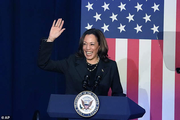 Vice President Harris arriving at a campaign event in Kalamazoo, MI on July 17