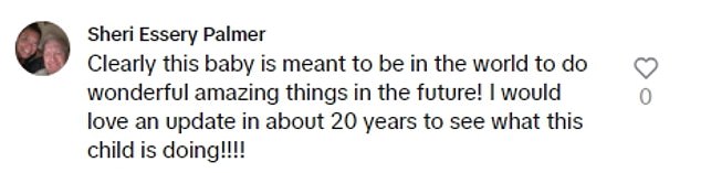 Users shared their own stories of when they have also had a miracle baby, some couples even having a vasectomy and still getting pregnant