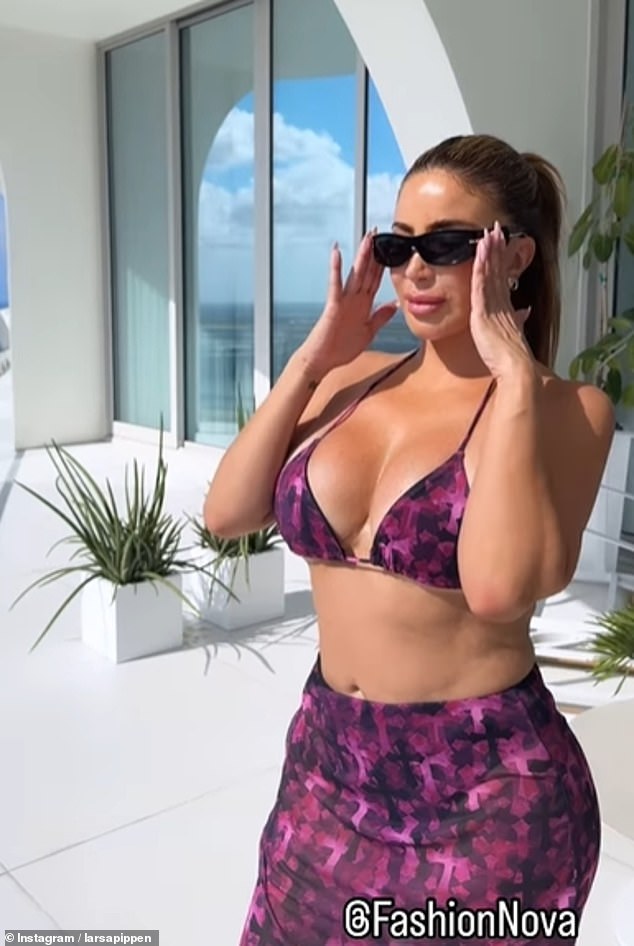 Following her recent breakup from the 33-year-old son son of NBA legend Michael Jordan, the Real Housewives of Miami star, 50, showed him just what he's missing as she posed up a storm in a three-piece set from Fashion Nova