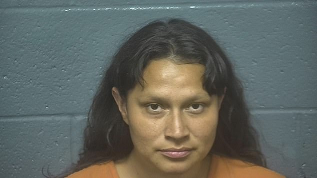 Kayla Lena, 28, was taken into custody and charged with two counts of lewd or indecent acts with a child under the age of 16 following the incident last month