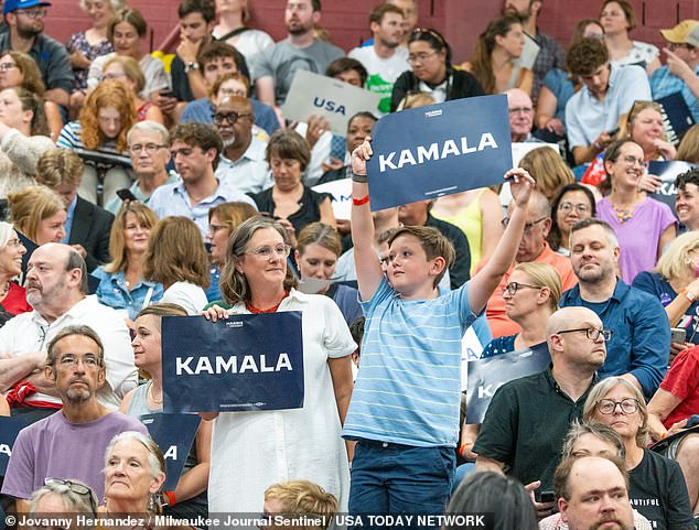 At least a third of the people in this photo wanted Trump to take a bullet in Butler, polling suggests