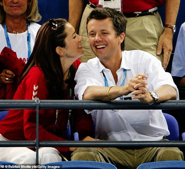 The couple pictured at the 2004 Athens Olympics