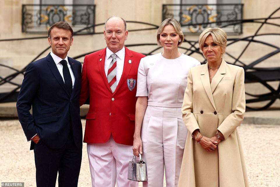 Prince Albert II of Monaco and Princess Charlene were also among the royal attendees