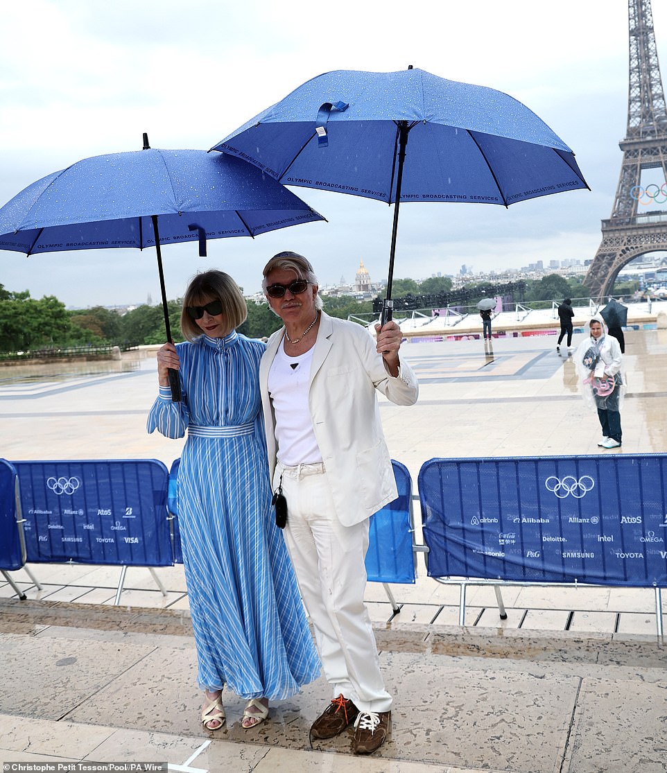 Vogue legend Anna Wintour attended the red carpet event with Australian film director Baz Luhrmann