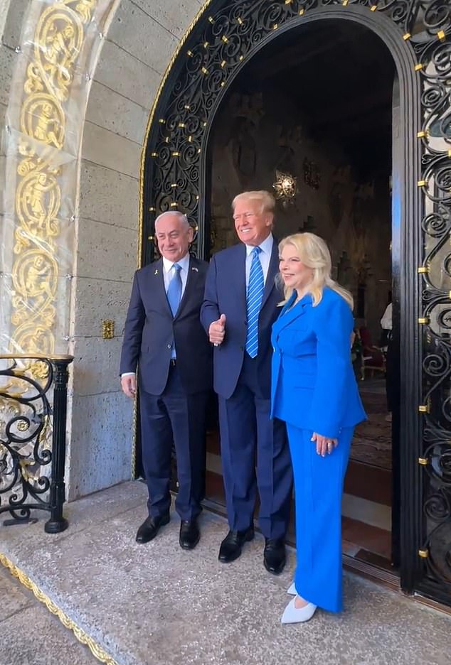 The meeting between the leaders took place at Trump's Florida home