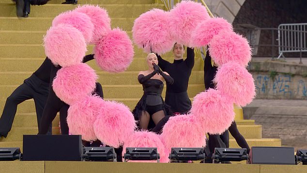 The Olympic Ceremony in Paris has got underway with a performance from Lady Gaga