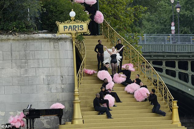 Lady Gaga kicked off the party by performing to 320,000 excited spectators crowded on the banks of the River Seine