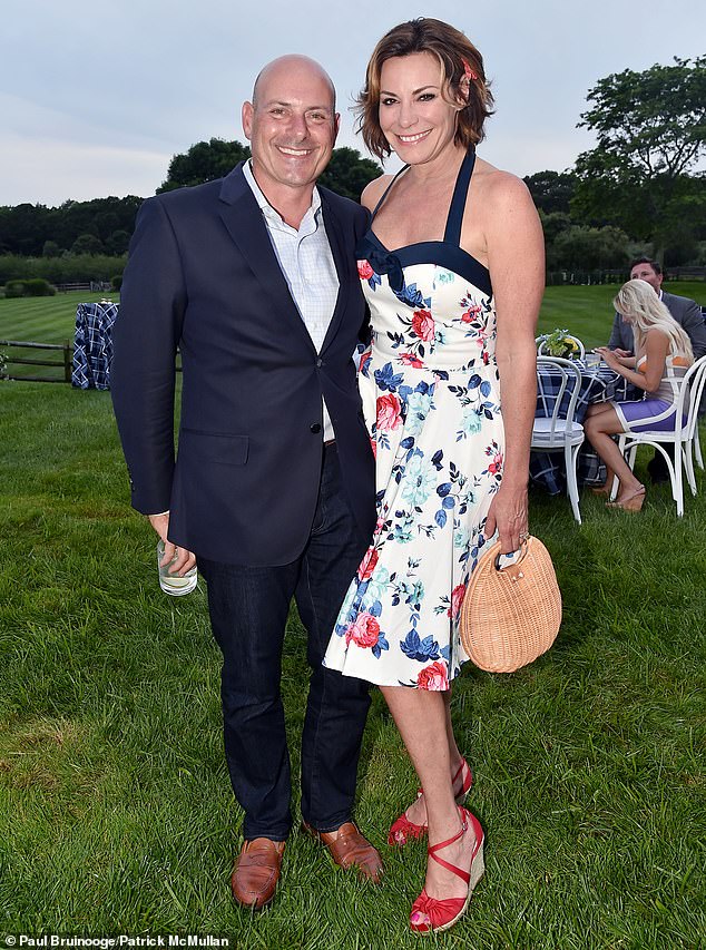 Luann was most recently married to businessman Tom D'Agostino for just eight months before the relationship went up in flames amid sordid allegations about his fidelity; pictured 2017