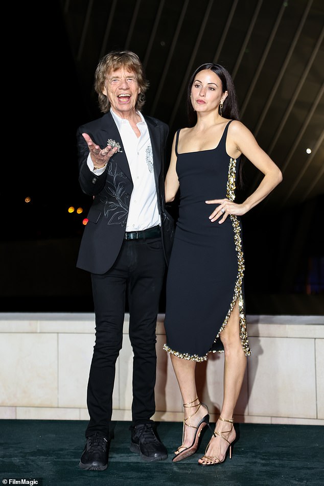 Paint it black: Rolling Stones legend Mick Jagger and his long-term girlfriend Melanie Hamrick