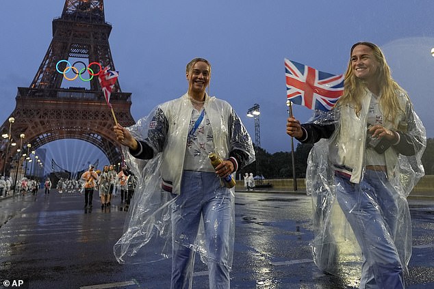 Torrential rained marred the start of the Paris 2024 Olympic Games