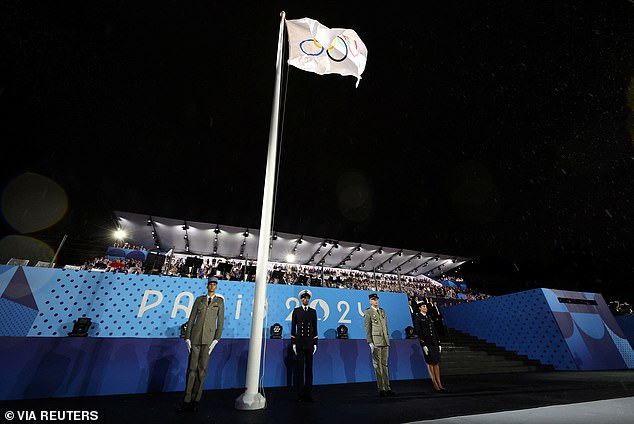 France has opened the 2024 Olympic Games by hauling the world renowned flag upside down