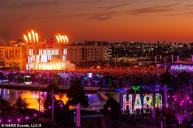 Los Angeles residents took to social media this past weekend to complain about noise emanating Hard Summer music festival at Hollywood Park, despite it being miles away