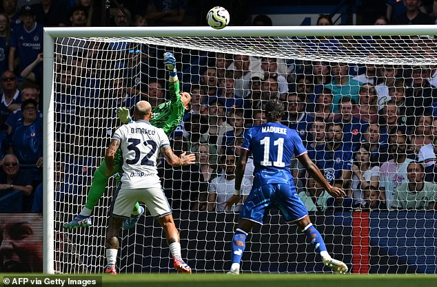 Neto is in attendance to see his expected new side play Inter Milan at Stamford Bridge