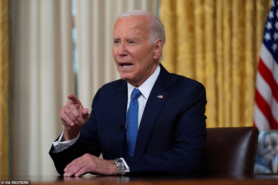 The White House didn't announce Biden's condition publicly until a few minutes before the motorcade left the restaurant. 'President Biden tested positive for COVID-19. He will be returning to Delaware where he will self-isolate and will continue to carry out all his duties fully during that time,' Jean-Pierre said in a statement at the time.