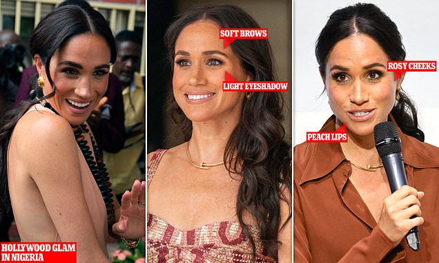 Meghan Markle's 'regal' makeup makeover: Duchess ditches Hollywood glam for 'refined,