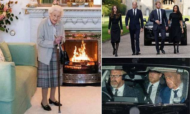 When Charles told Harry: 'Granny's health has taken a turn,' he texted William to ask if