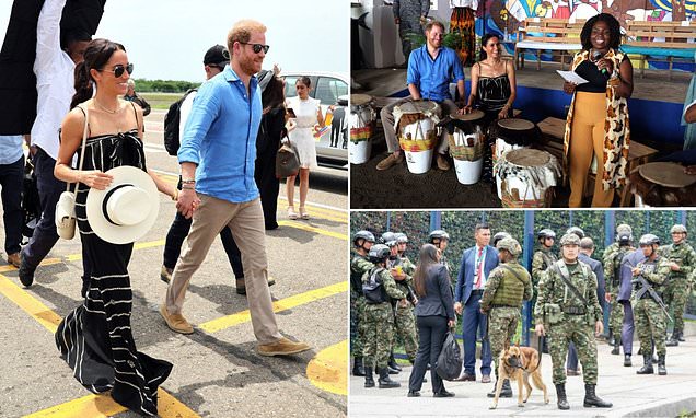 Security for Harry and Meghan's faux-royal tour cost poverty-stricken Colombia £1.5m,