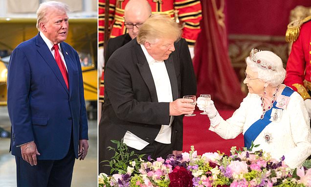 Donald Trump rejects 'totally false' claims he was rude to Queen Elizabeth: 'I was her