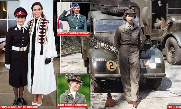 How Queen Elizabeth served in WWII, Princess Salma of Jordan is an air force pilot and