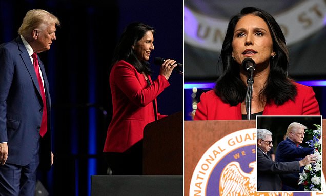 Former Democrat Tulsi Gabbard announces she is joining Donald Trump's campaign