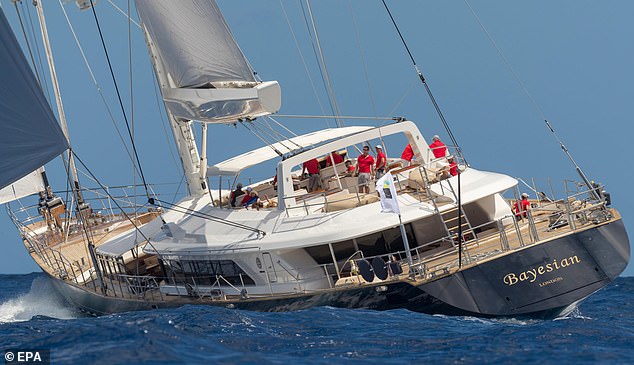 The tragic sinking of the Bayesian yacht (pictured) cost seven people their lives on August 19