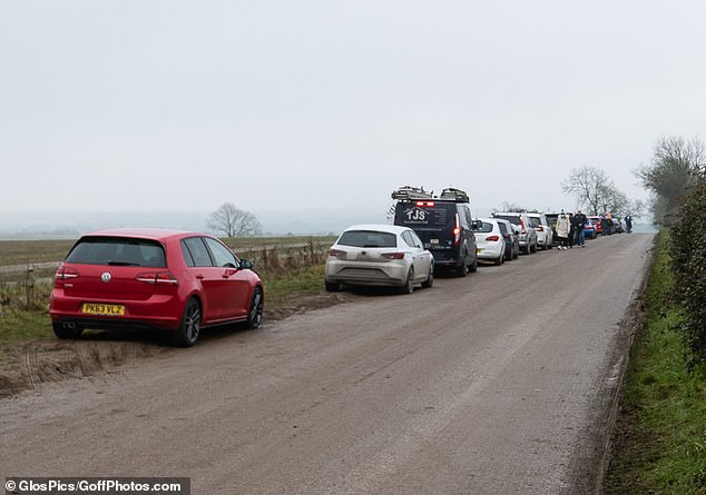 Neighbours have complained about traffic chaos caused by the farm shop's popularity in the past. Pictured taken on December 2021