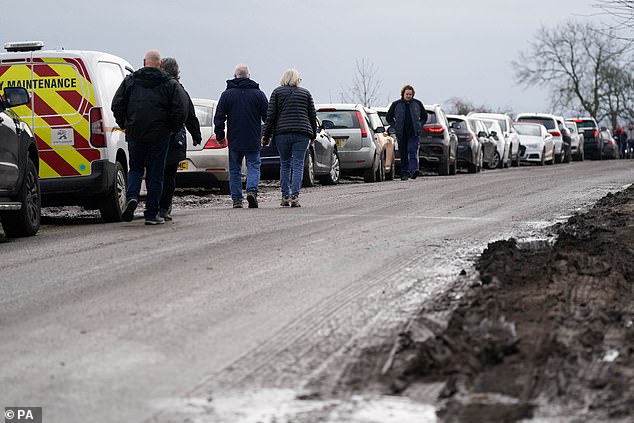 In the past people have taken to parking on the verges outside Diddly Squat Farm Shop due to a lack in parking. Pictured on March 17, 2023