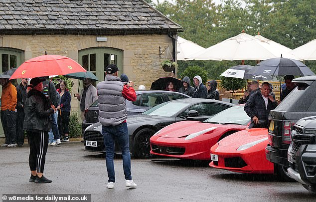 The deal comes after the pub opened last Friday which saw hundreds of cars pour into it the field after the pub's own car park (pictured) filled to the brim in the first hour after the pub opened