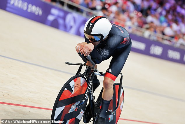 The Team GB star had been well clear of his opponent and was trying to break a world record