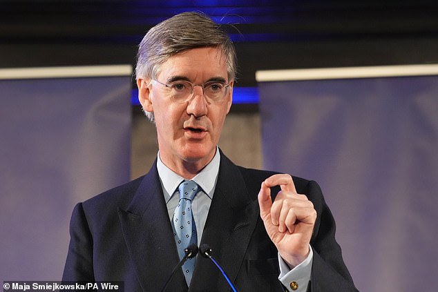 Former Conservative Cabinet Minister Sir Jacob Rees-Mogg called for the picture to be returned to its 'rightful place' in the former prime minister's study