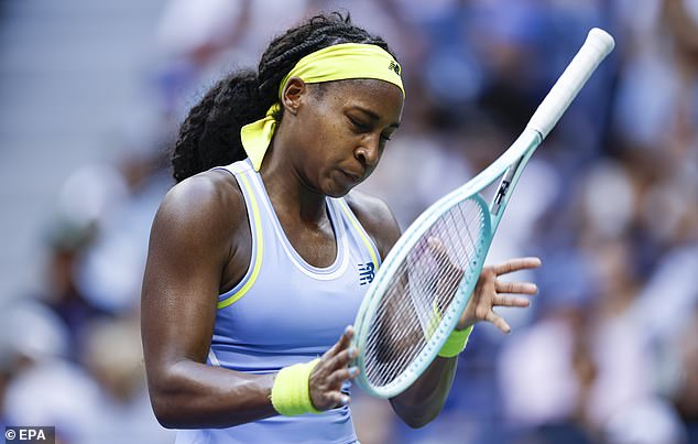 Gauff, the singles three-seed, fell in three sets to 13-seed Emma Navarro on Arthur Ashe