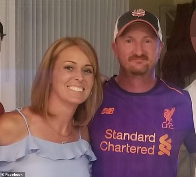 Rhodes, 48, is reportedly still married to his wife of 20 years (pictured together), although has allegedly told her that he intends to file for divorce