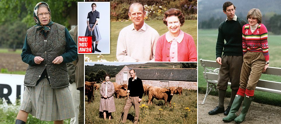 Queen Elizabeth's country fashion choices celebrated with Italian firm's new 'Balmoral'